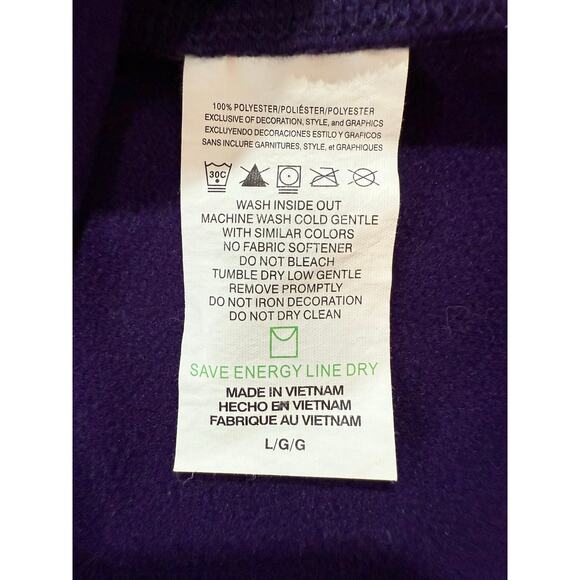 Balitmore Ravens Football Pullover Long Sleeve Sweatshirt Majestic Sz Large (46) - Picture 4 of 10